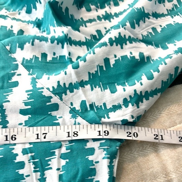 NWT Tybee Island Clothing Co.,TealWhite,  Lightweight, Beach to Brunch, Cover-Up - Picture 9 of 12